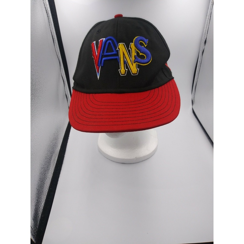Vintage vans hat 2010 NEW ERA 7 1/2 . BRIGHT colors big letters.